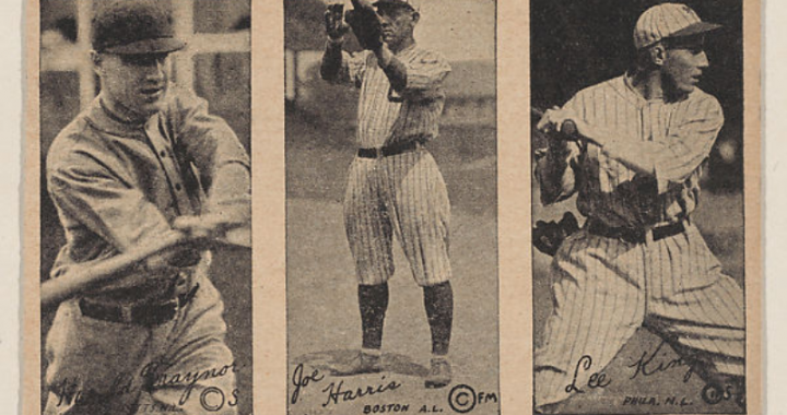 1923 strip baseball cards